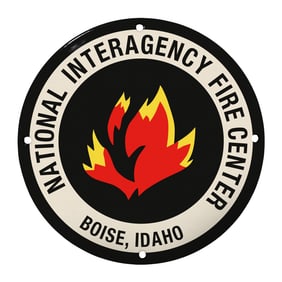 National Interagency Fire Center Emblem - Iconic Fire Safety Symbol for Collectors