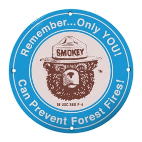 Smokey Bear Sign - A Timeless Reminder to Prevent Forest Fires