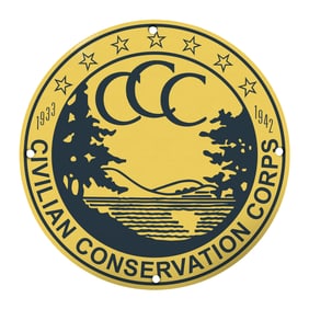 Embrace History with the Civilian Conservation Corps Vintage Sign ? Perfect for Collectors!