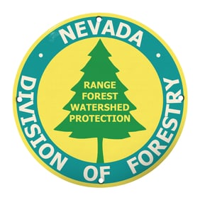 Nevada Division of Forestry Sign: Range Forest Watershed Protection Icon