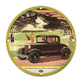 Vintage Ford Advertisement: Timeless Elegance in Automobile Design