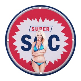 Vintage-Inspired Super Sic Neon Sign - Perfect for Retro Decor and Collectors