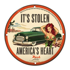 Classic Nash Automobile Sign: A Nostalgic Tribute to America's Iconic Cars