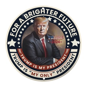 Support Trump 2024: Iconic Sign for a Brighter Future and Patriotism