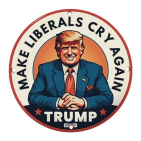 Make Liberals Cry Again: Iconic Trump Campaign Artwork for 2024 Election