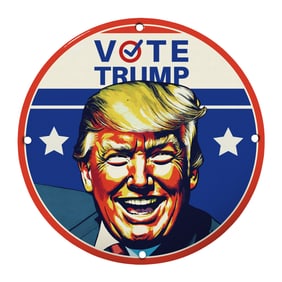 Vote Trump: Iconic Campaign Sign for Patriotic Supporters and Collectors