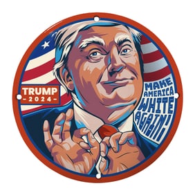 Unique Trump 2024 Collectible: Make America Great Again Tribute Artwork