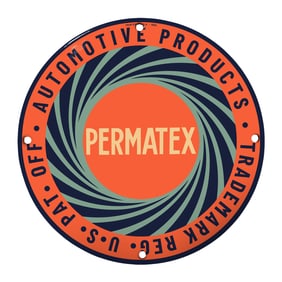 Vintage Permatex Automotive Products Sign: A Classic Collectible for Car Enthusiasts
