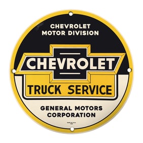 Vintage Chevrolet Truck Service Sign - Perfect for Collectors and Car Enthusiasts