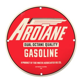 Vintage Arotane Gasoline Sign ? A Collector's Dream for Gas & Oil Enthusiasts