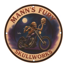 Mann's Fury Skullworks: Vintage Motorcycle Art for Bikers and Collectors