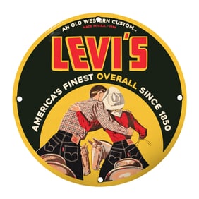 Vintage Levi's Sign: A Rich Legacy of American Style Since 1850