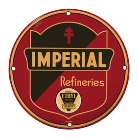 Imperial Refineries Vintage Sign: A Must-Have for Collectors and Car Enthusiasts