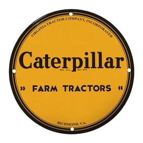 Vintage Caterpillar Farm Tractors Sign: A Must-Have for Collectors and Enthusiasts