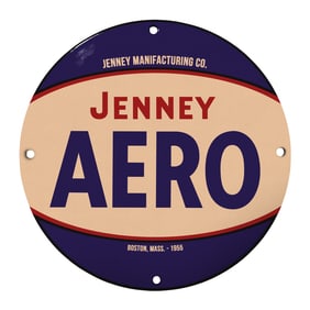 Vintage Jenney Aero Sign - Classic Advertising Memorabilia from 1955