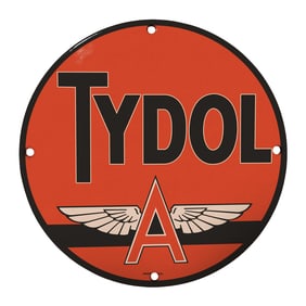 Vintage Tydol Gasoline Sign - Iconic Collectible for Memorabilia Enthusiasts