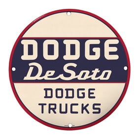 Vintage Dodge DeSoto Sign: A Timeless Classic for Collectors and Enthusiasts