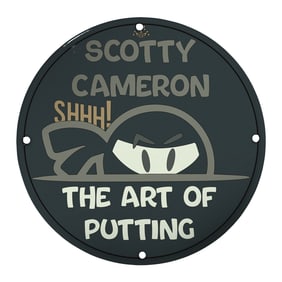 Scotty Cameron Art of Putting 8" Porcelain Sign - A Collector's Essential