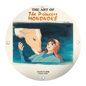 The Art of Princess Mononoke 8" Porcelain Sign ? Studio Ghibli Collectible
