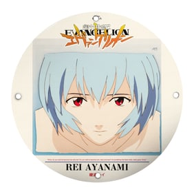 8" Porcelain Sign - Rei Ayanami from Neon Genesis Evangelion - Anime Decor