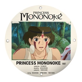 Princess Mononoke Porcelain Sign - Timeless Studio Ghibli Collectible