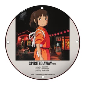 Spirited Away 2001 Porcelain Sign - Enchanting Miyazaki Art