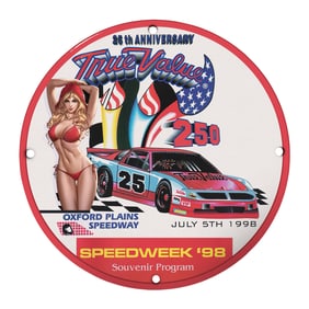 Rare 8" Porcelain Sign ? True Value 25th Anniversary Collector's Item