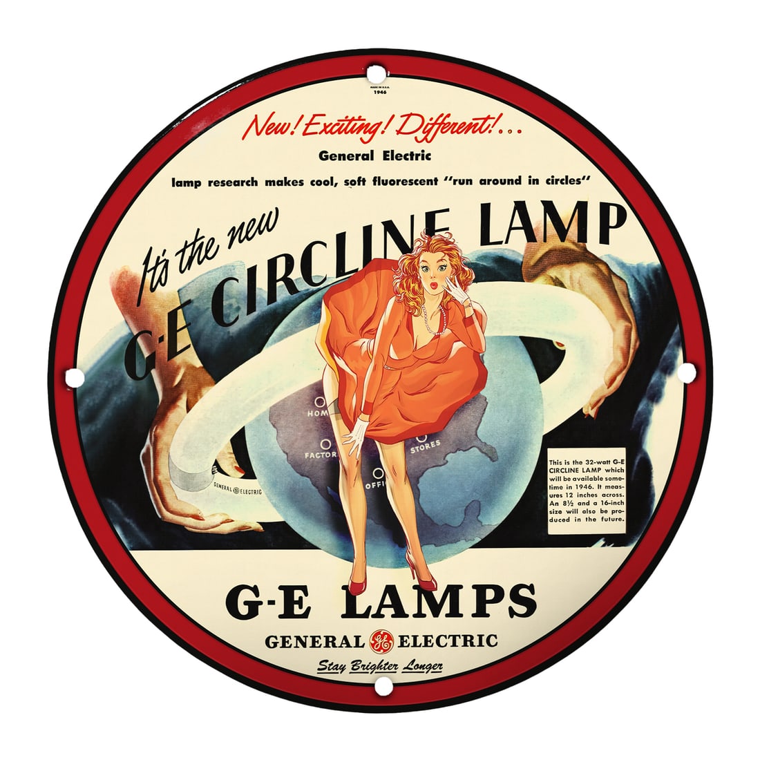 Neon General Electric Appliance Sign