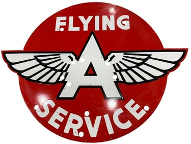 Vintage Inspired Flying Service Neon Skin Sign - Perfect for Aviation Enthusiasts