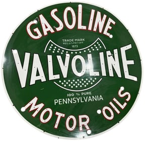 Valvoline Gasoline Motor Oils Neon Skin Sign - Classic Automotive Memorabilia