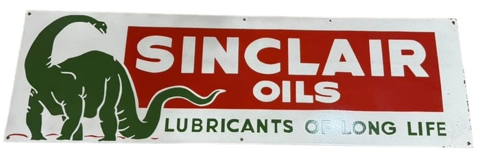 Sinclair Oils Neon Skin Sign - Eye-Catching Vintage Ad Artwork