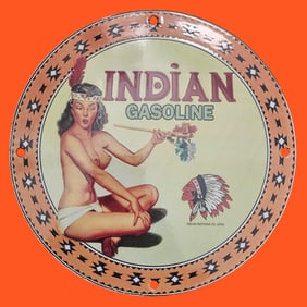 Vintage Manifold Mage's Parts Emporium Porcelain Sign ? Unique Automotive Collectible