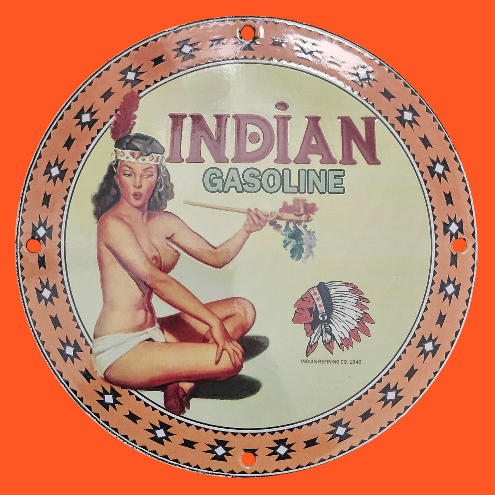 Vintage Manifold Mage's Parts Emporium Porcelain Sign ? Unique Automotive Collectible: Discover a rare gem in the world of vintage collectibles with this striking porcelain sign from Manifold Mage's Parts Emporium. This sign is a true testament to mid-20th century Americana, showcasing