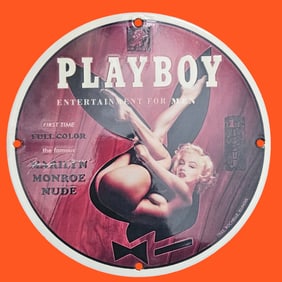 Rare 1956 Ford Marilyn Monroe Porcelain Sign - Collector's Dream Item