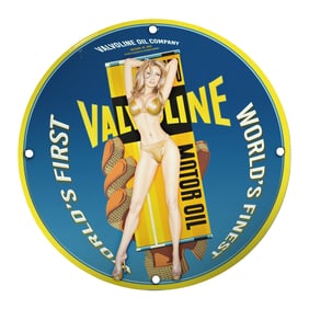 Unique Vintage-Style Porcelain Pin-Up Girl Sign - 8 Inch Collectible Decor