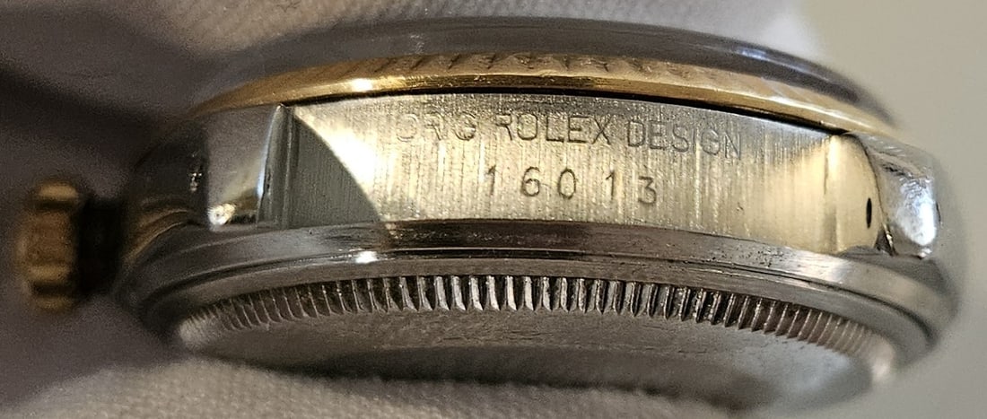 Authentic Vintage Rolex Datejust 16013 Two-Tone 18K Gold & Stainless Watch Original Box - 4