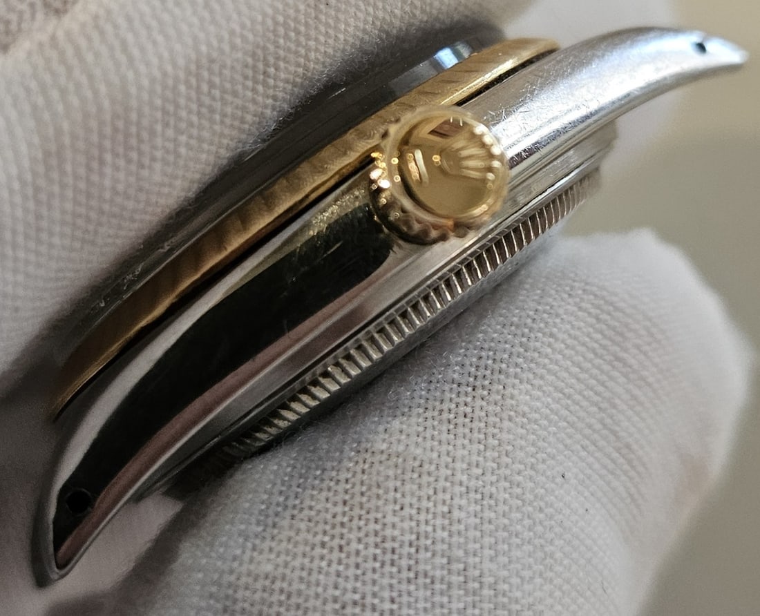 Authentic Vintage Rolex Datejust 16013 Two-Tone 18K Gold & Stainless Watch Original Box - 5