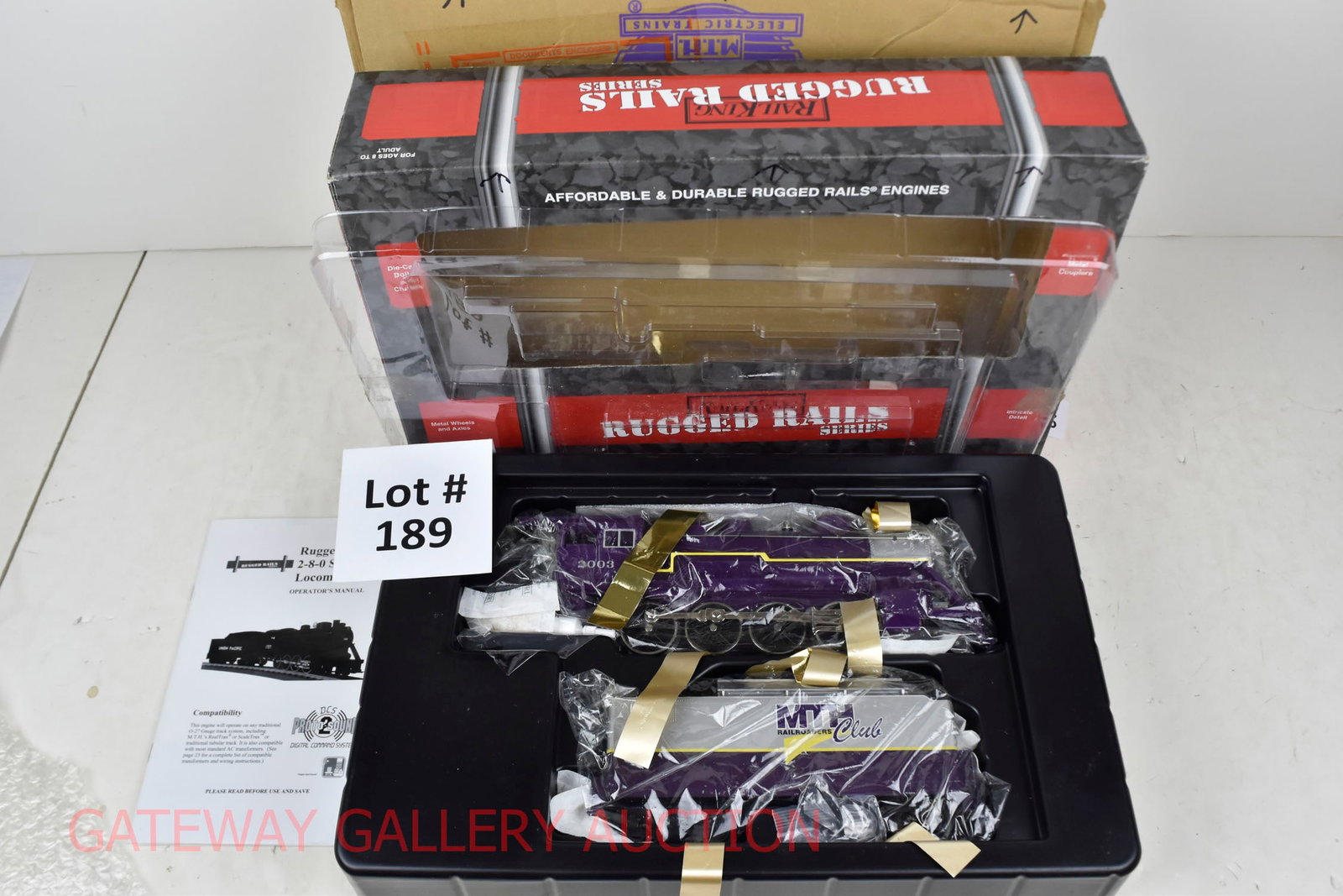 Rail King:: 30-1309-1 MTHRRC 2-8-0 #2003 W/Protosmoke, ProtoSound 2.0 OB And Mailing Carton