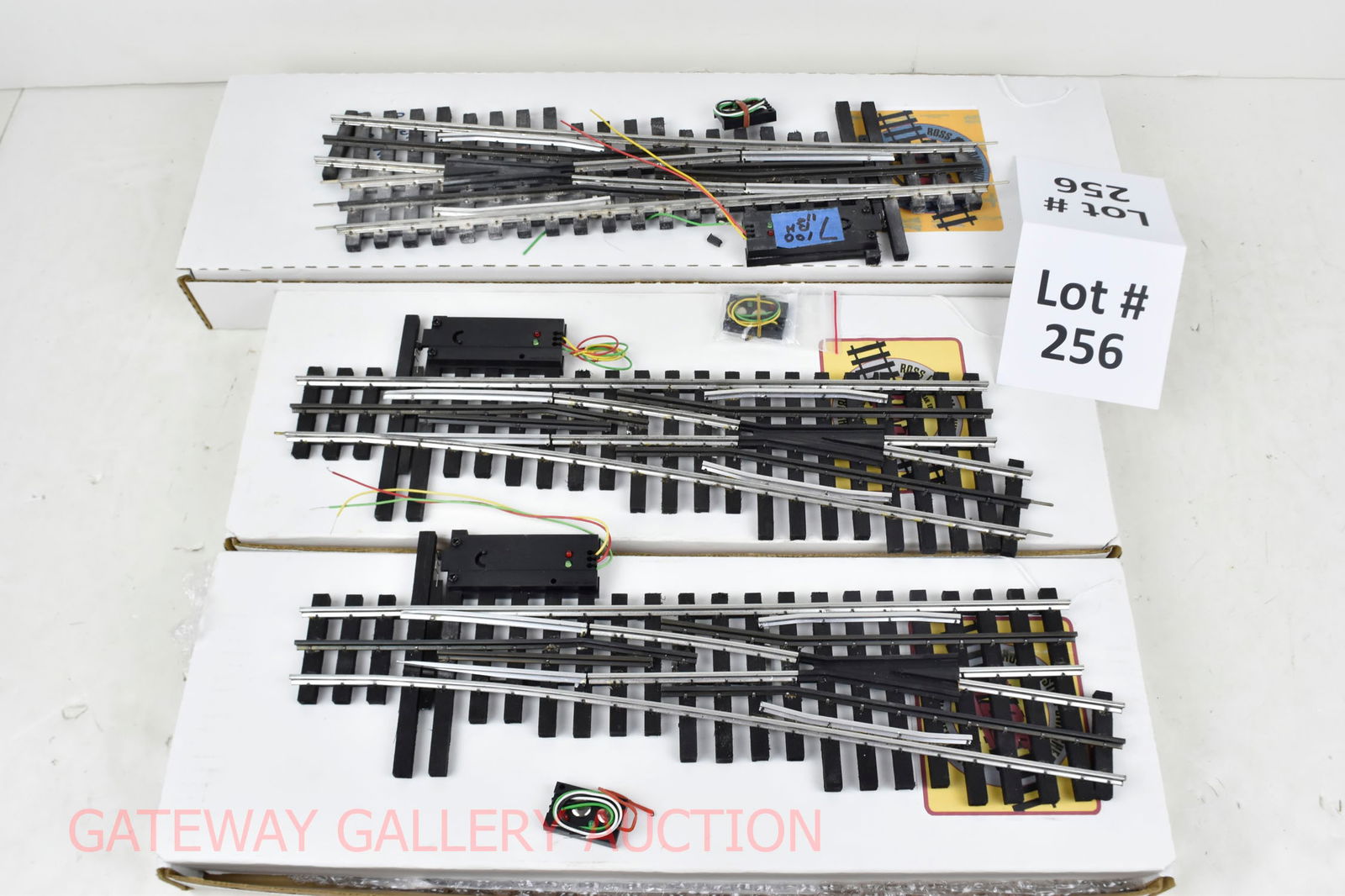 Ross Custom Switches:: (3) 100M RH Regular Switches Motors/Controllers OB