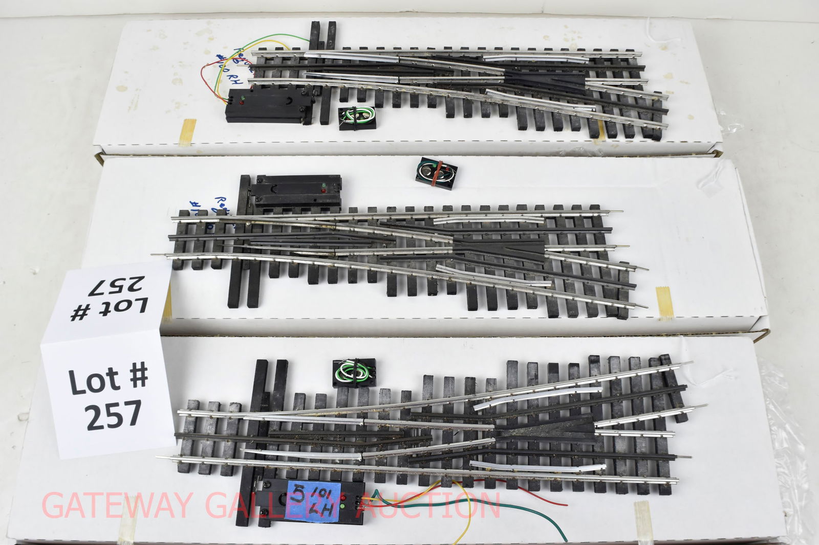 Ross Custom Switches:: (2) 100M RH Regular And 101M LH Regular Switches Motors/Controllers OB