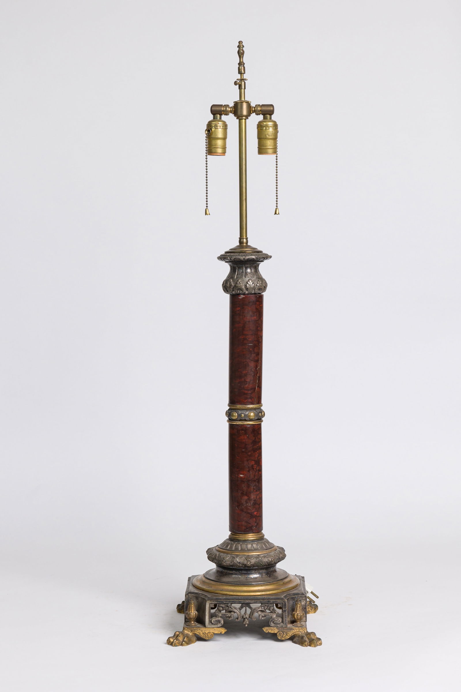 Directoire Style Marble & Bronze Dore Bouillotte (1 of 11)