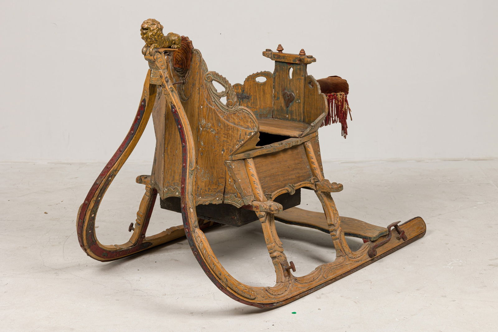 Large Imperial Russian Wood Sleigh (1 of 17)