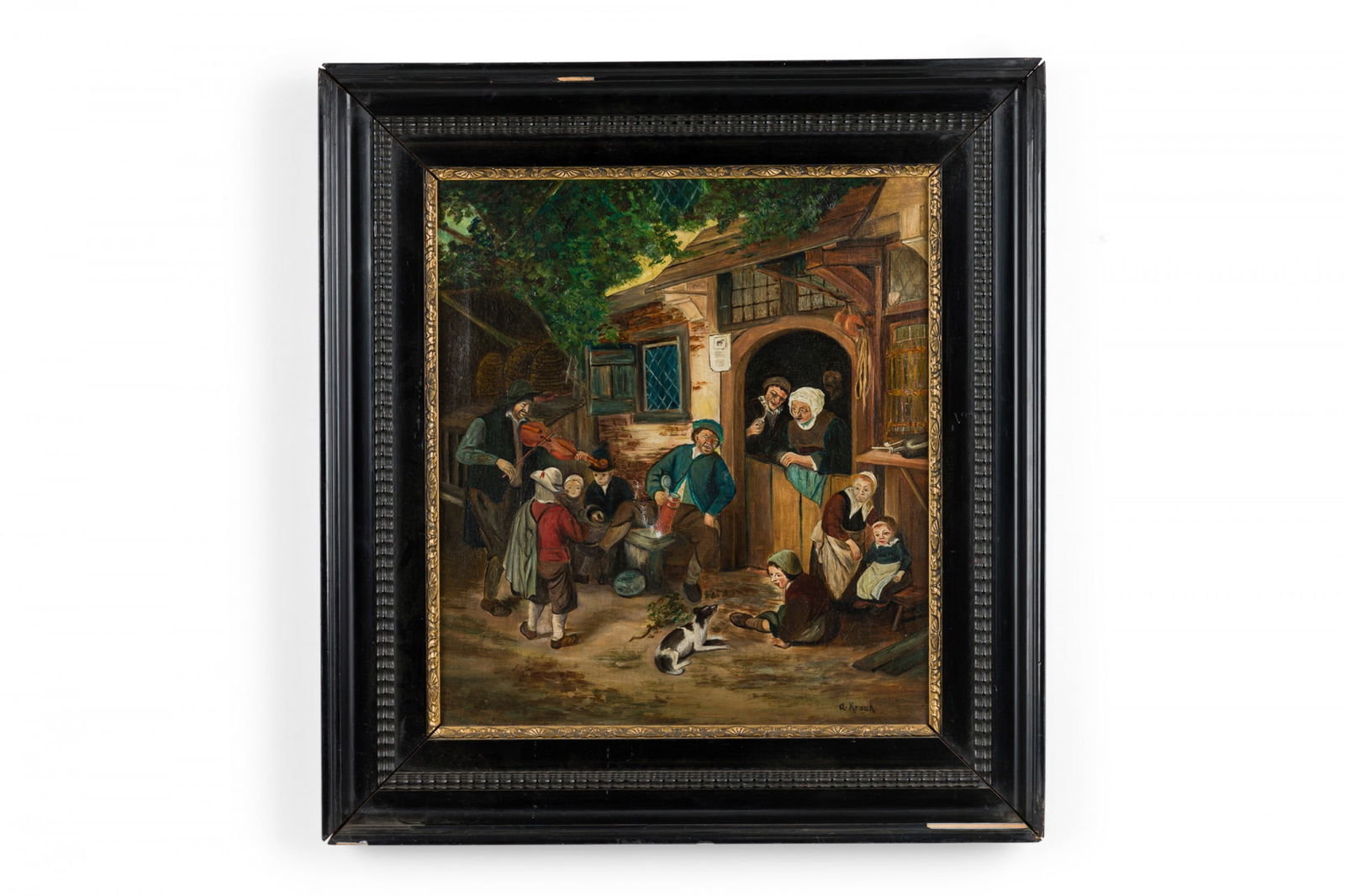 After Adrain von Ostade, Dutch Old Masters Oil (1 of 10)