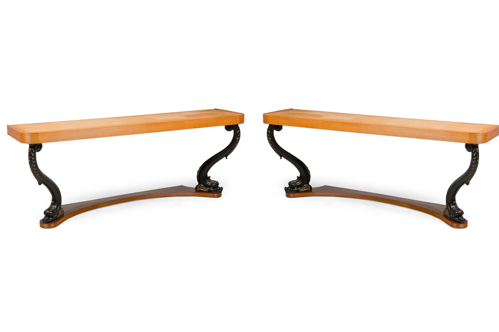 Paola Buffa Attrib Pair Ebonized Consoles (1 of 13)