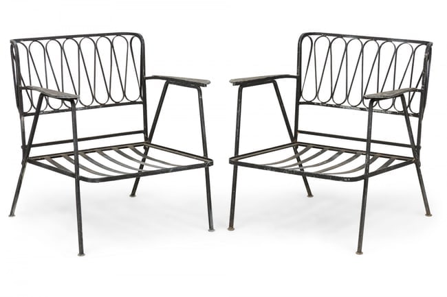 Pair of Maurizio Tempestini Ribbon Lounge Chairs (1 of 4)