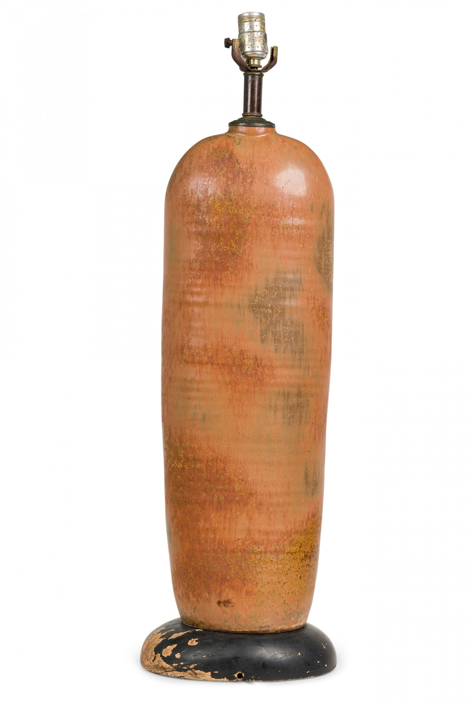 Mid-Century Ceramic Tall Bottle Form Table lamp (1 of 12)