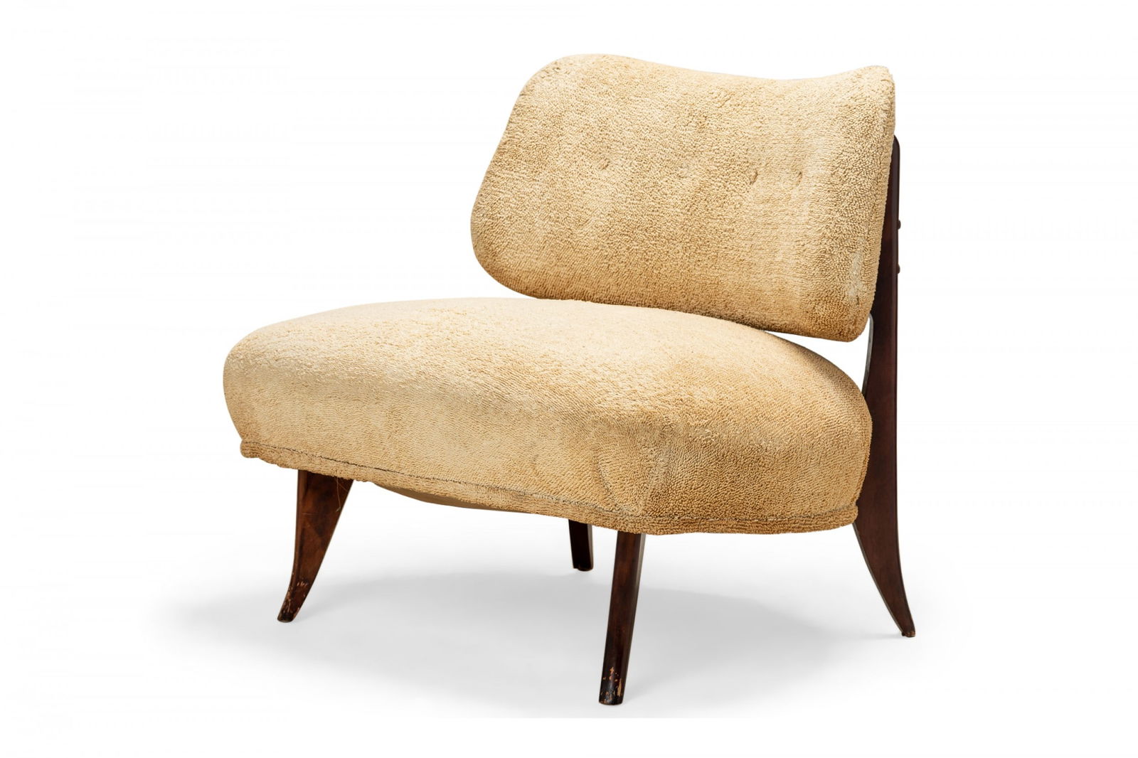 Robsjohn-Gibbings style Art Deco Low Slipper Chair (1 of 9)