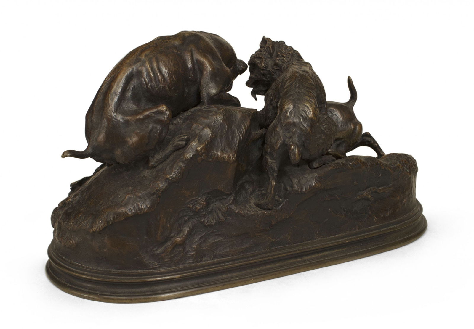 Pierre Jules Mene, bronze figural sculpture, 1872 (1 of 11)