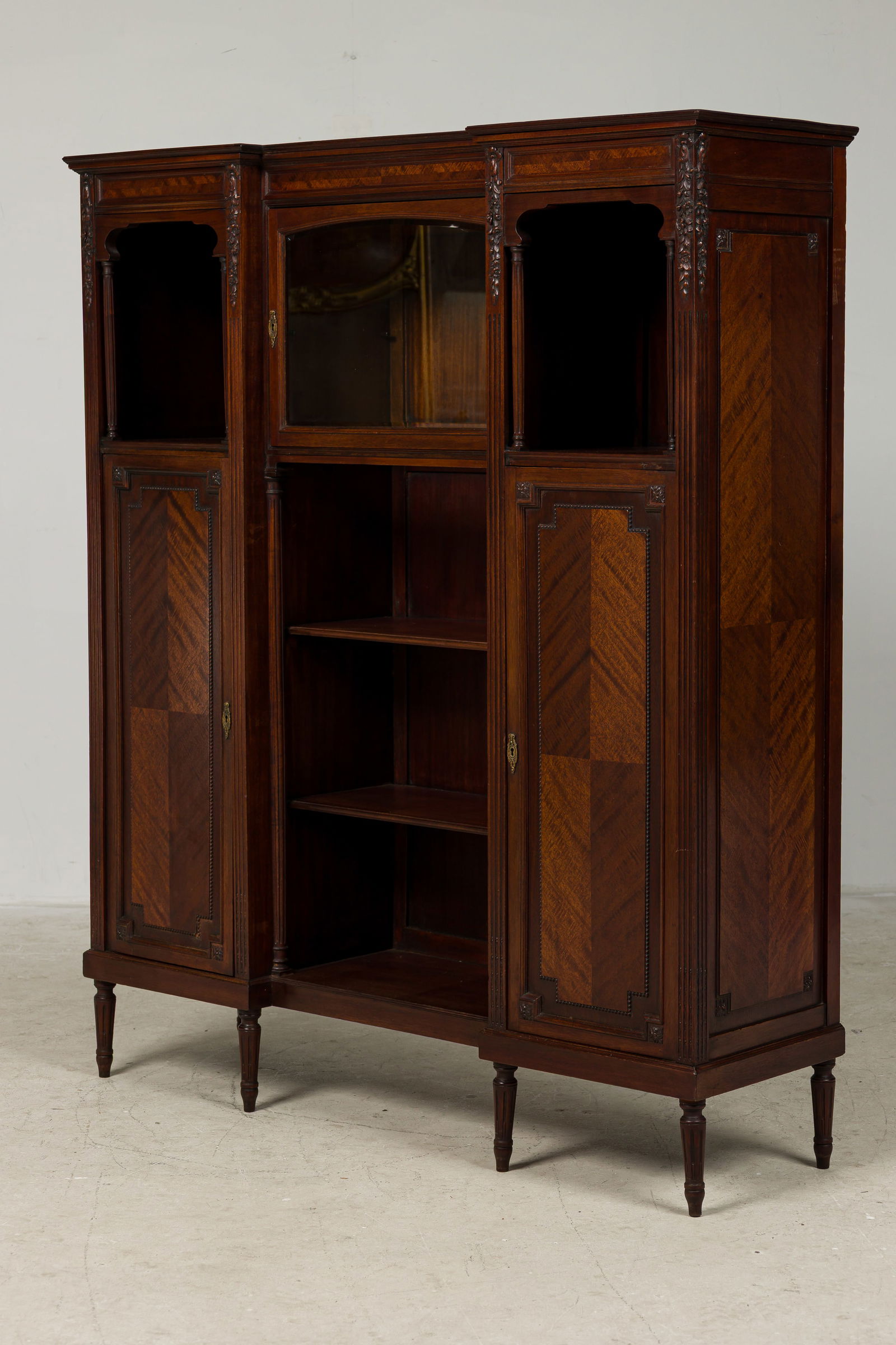 Louis XVI Style Mahogany Bibliotheque (1 of 15)