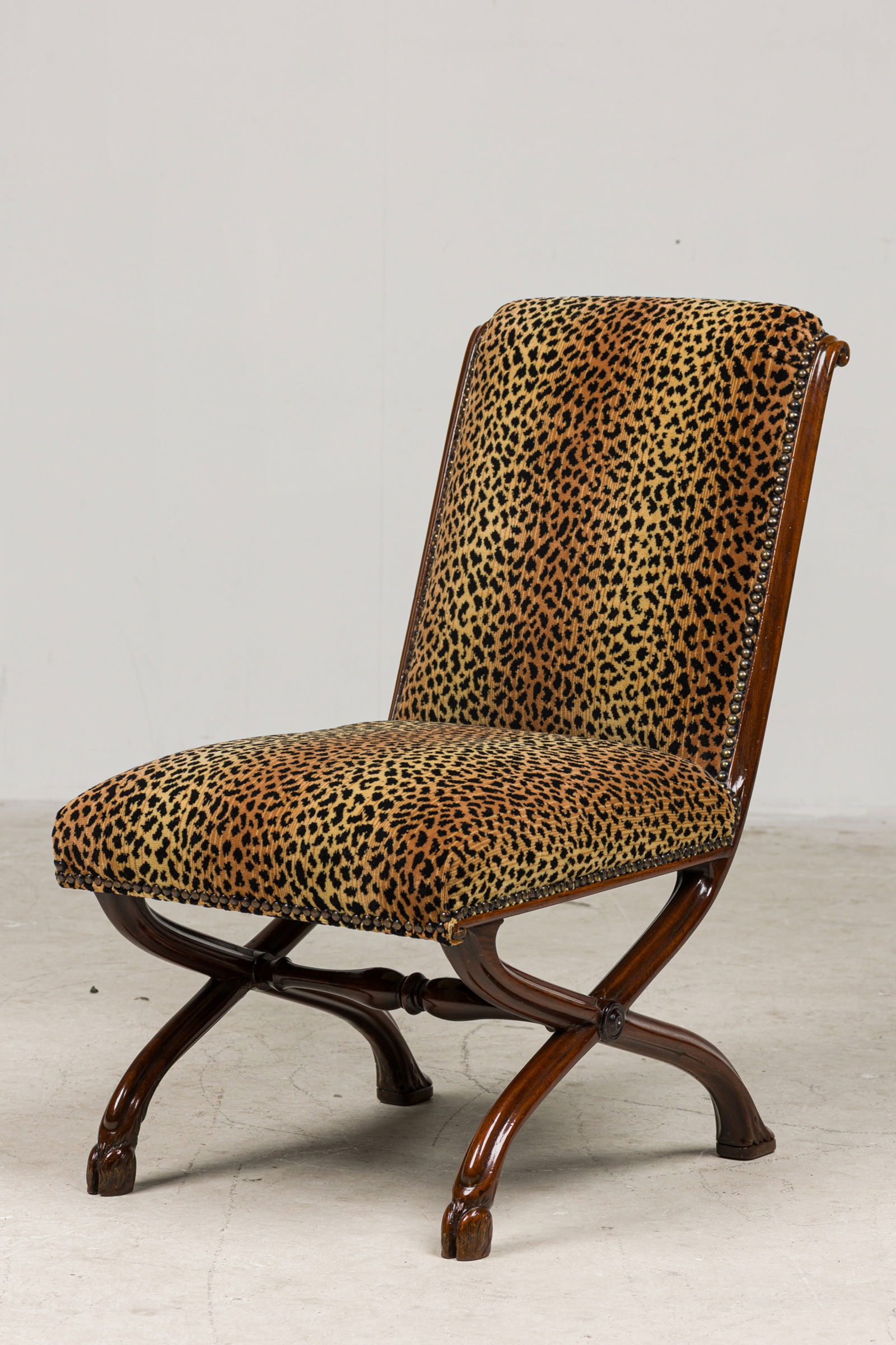 Empire Mahogany Slipper Chair (1 of 13)